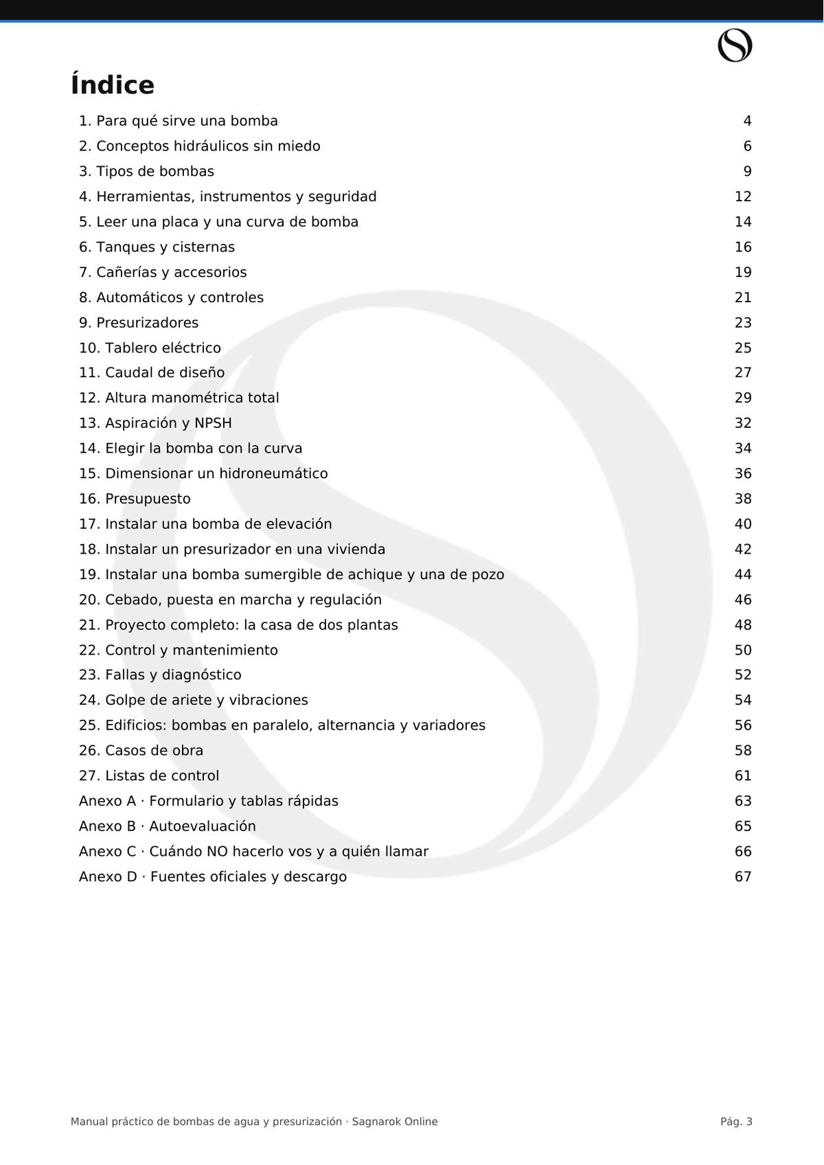 Manual Práctico de Bombas de Agua y Presurización + Cuaderno de Actividades