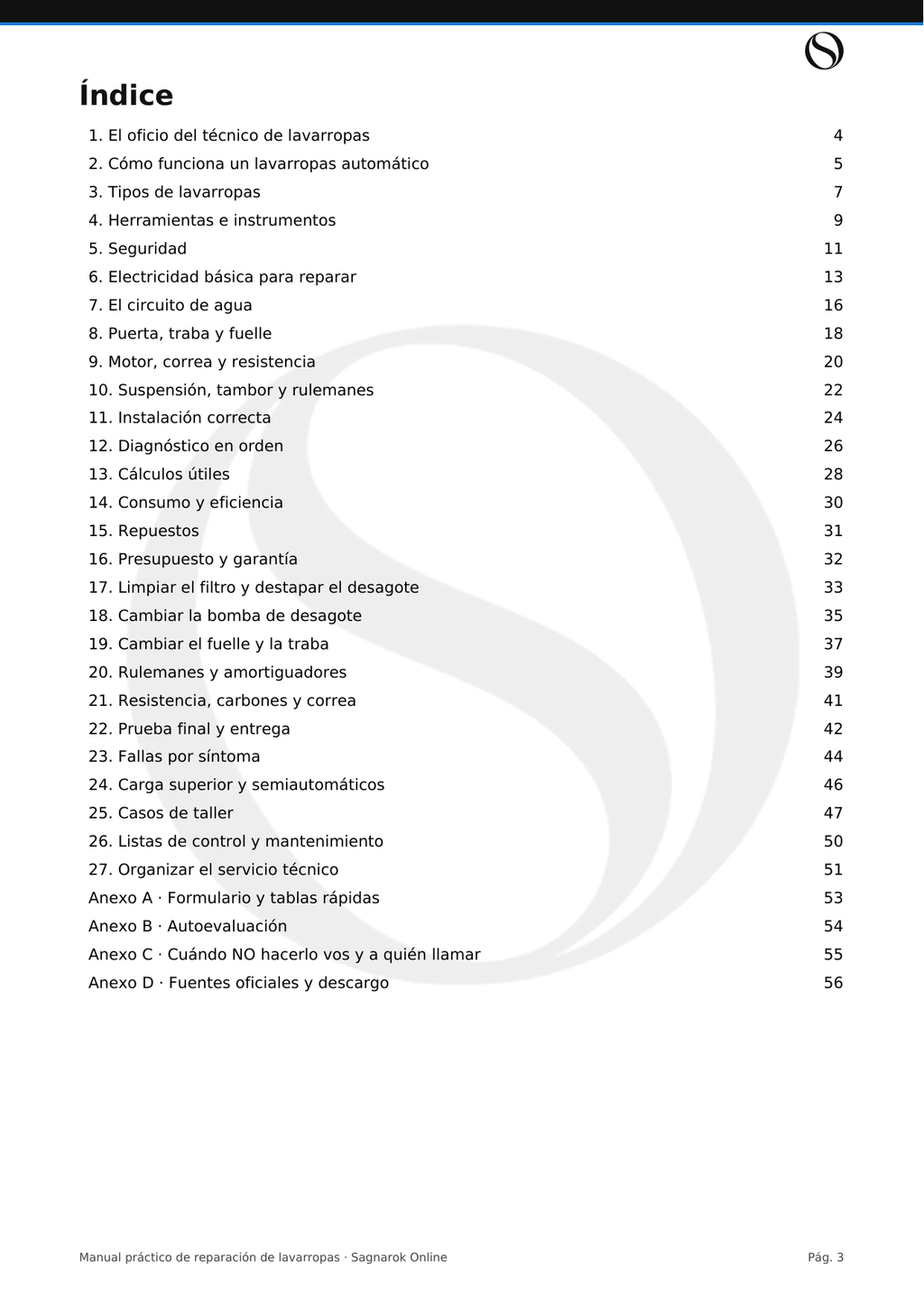 Manual Práctico de Reparación de Lavarropas + Cuaderno de Actividades