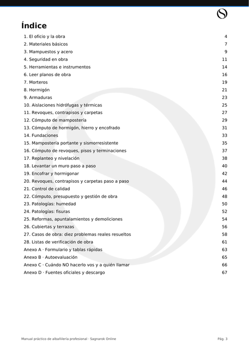 Manual Práctico de Albañilería Profesional + Cuaderno de Actividades