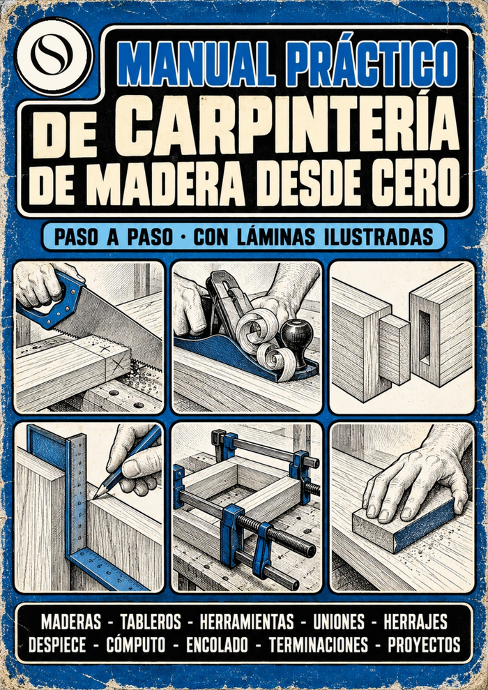 Manual Práctico de Carpintería de Madera + Cuaderno de Actividades