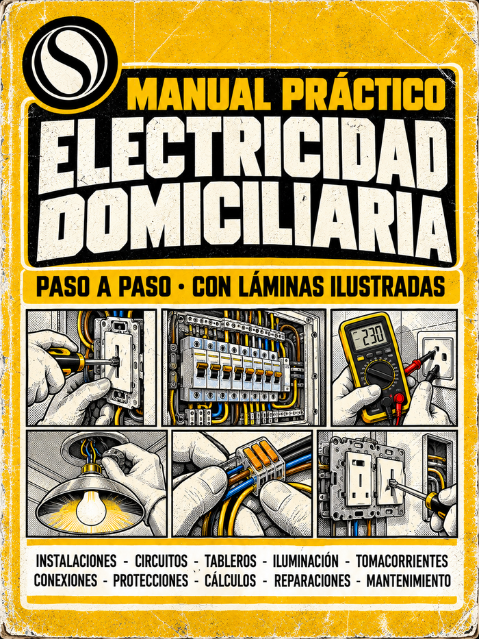Manual Práctico de Electricidad Domiciliaria + Cuaderno de Actividades