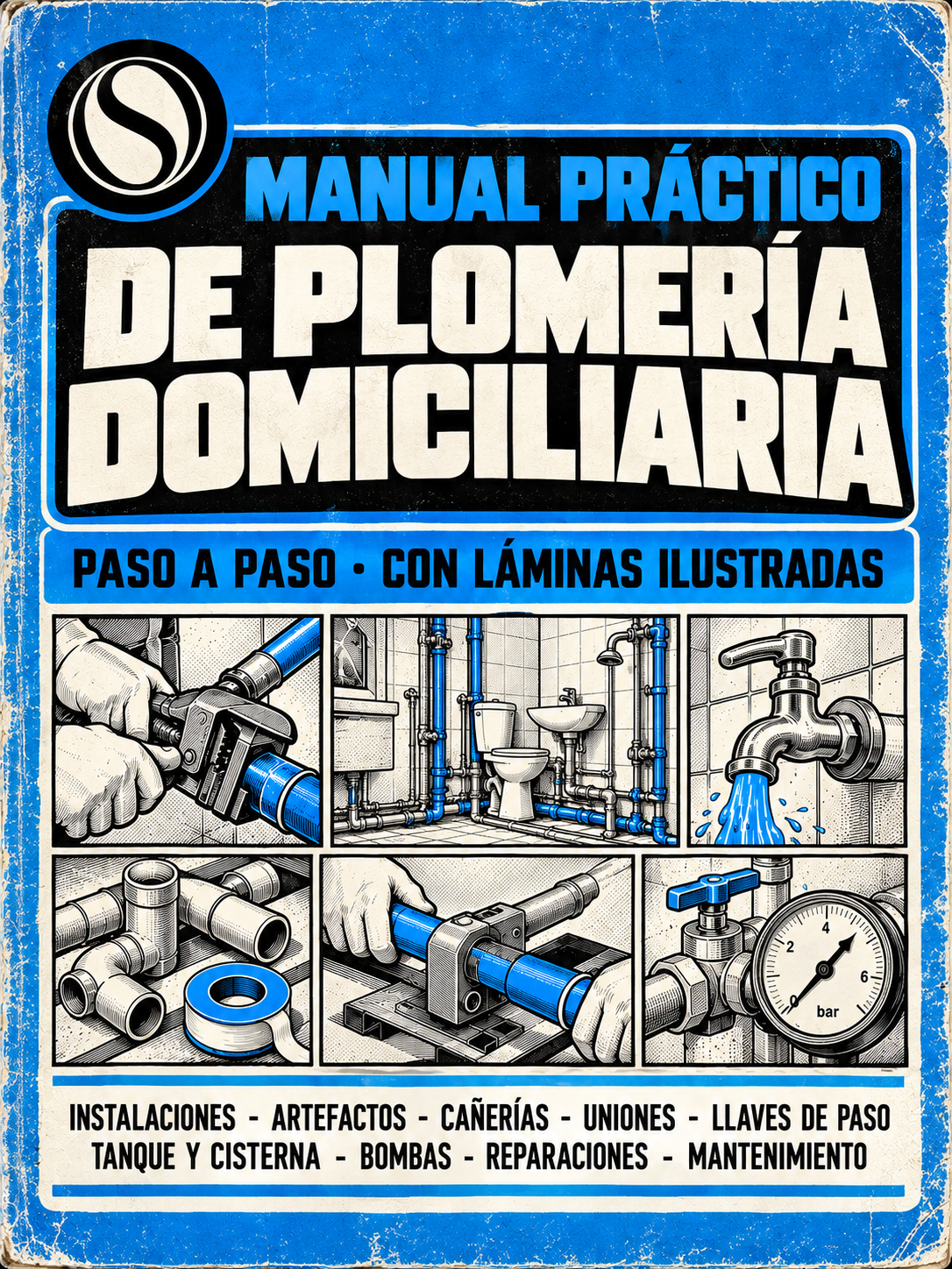 Manual Práctico de Plomería Domiciliaria + Cuaderno de Actividades