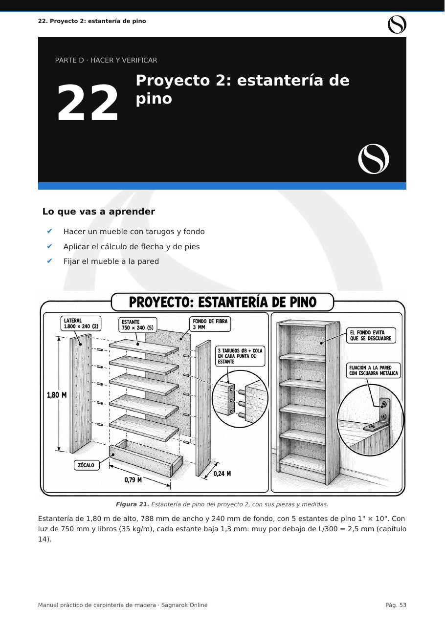 Manual Práctico de Carpintería de Madera + Cuaderno de Actividades